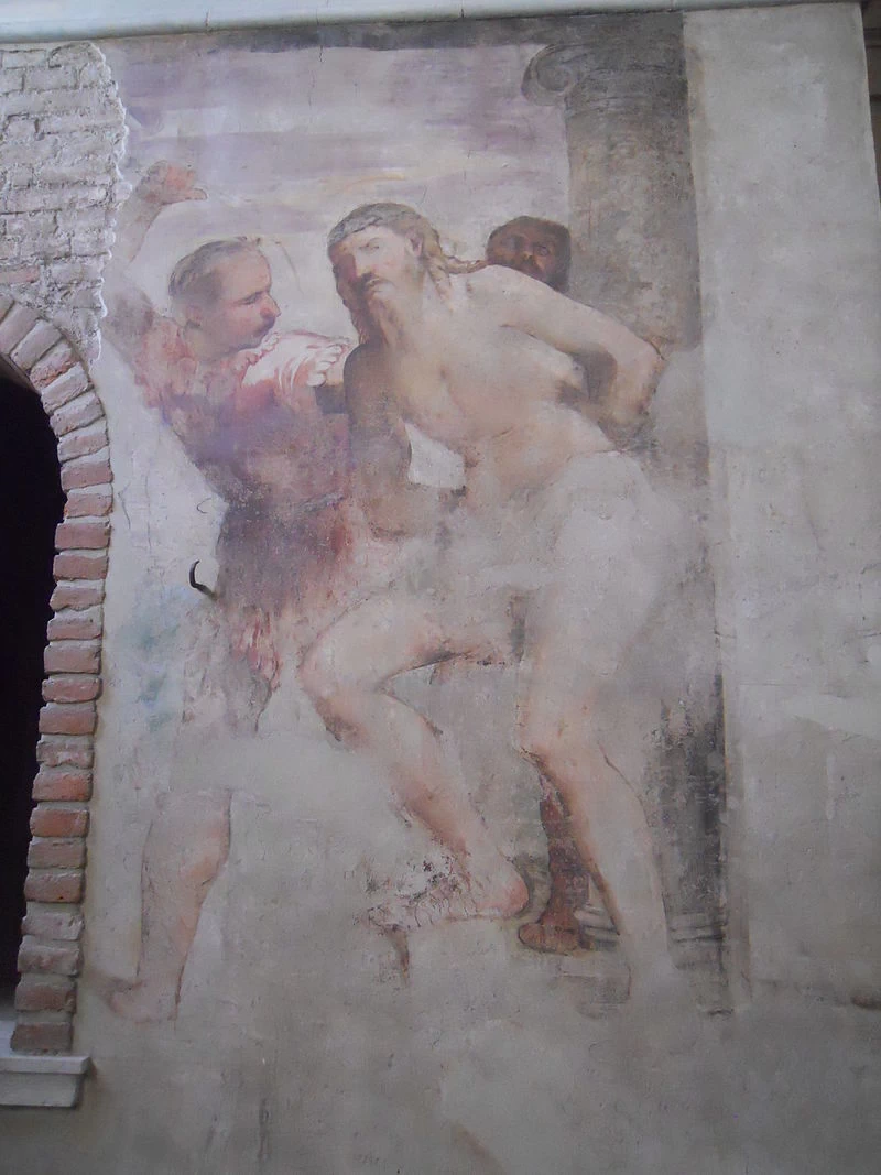 Il Romanino-198-Storie di sant'Obizio-alla colonna-Chiesa di S. Salvatore-Brescia